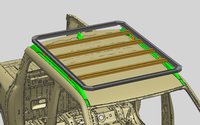 Barre de toit sport en alliage d'aluminium noir BYD Shark 6 pour 4x4 tout-terrain 4Runner 2024 - Installation facile
