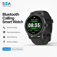 Reloj Inteligente Deportivo Redondo OEM ODM con Monitor de Frecuencia Cardíaca y SpO2, Llamadas y Seguimiento de Actividad Física para Pedidos al por Mayor