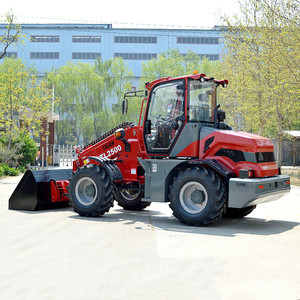 Maquinaria agrícola TL2500 boom telescópico cargadora de ruedas para la granja vaca - Product Image 1