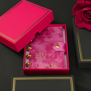 Carnet personnalisé en cuir avec stylo, rechargeable, à disques, pour le trading, la <span class=keywords><strong>grossesse</strong></span>, l'amour-propre, les infirmières, les mariages, les aventures, avec logo personnalisé - Product Image 3