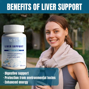 Natural herbal <b>liver</b> health supplement, containing milk thistle and dandelion ingredients, for <b>liver</b> detoxification - proprietar - Product Image 4