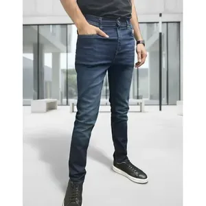 Jeans Slim Fit da Uomo Adrenaline, Vita Media, Denim Comodo ed Elasticizzato, 5 Tasche, Abbigliamento Casual - Product Image 4