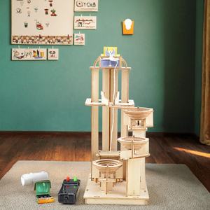 Vente en gros de jeux de puzzles en bois 3D faits à la main pour les expériences scientifiques des enfants DIY STEM jouets Montessori avec logo personnalisé - Product Image 2