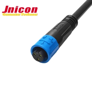 Jnicon M12 3 pin đẩy khóa bảng điều khiển gắn kết đúc với dây IP67 không thấm nước mở rộng cáp kết nối - Product Image 3
