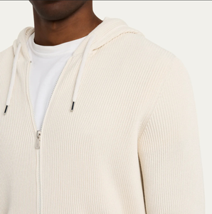 Felpe con cappuccio in lana lavorata a maglia Full Zip maglioni Cardigan Casual di vestibilità normale in maglia con cappuccio giacca <span class=keywords><strong>Su</strong></span>éteres De Hombre mascolinos - Product Image 2