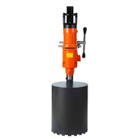 CAYKEN Perceuse à noyau diamanté 400 mm pour béton, outil de perçage de bâtiments 5180W avec option de vitesse variable, réglage de la vitesse et support
