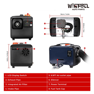 Nuovo Arrivo 2025 <span class=keywords><strong>M</strong></span>-PULL WP5001 5KW 8KW 12V 24V 110V Riscaldatore Diesel da Parcheggio Tutto in Uno Portatile per Camper, Camion, Barca - Product Image 3