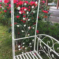 Mobili da giardino per esterni arco da giardino decorativo in ferro battuto arco in metallo arco da giardino panca arco da giardino forgiato