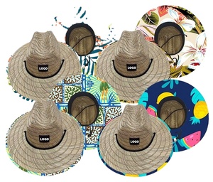 Sombrero de Paja Natural Personalizado para Mujer y Hombre, Verano 2024, con Logotipo Personalizado, Unisex, para Playa - Product Image 4