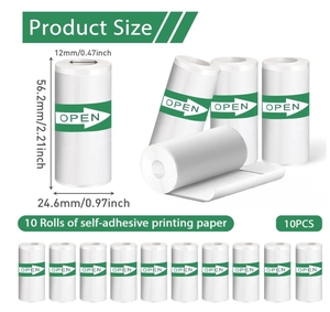 57x25mm Thermal Sticker <strong>Paper</strong> Self-adhesive Mini Thermal <strong>Printer</strong> <strong>Paper</strong> Texts Notes Journal Photo <strong>Labels</strong> Mini <strong>Printer</strong> <strong>Paper</strong> - Product Image 3