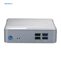 Qotom Mini PC i7 6500u bellek 8GB RAM mikro ofis masaüstü bilgisayar SSD 256GB 4G/5G Wifi