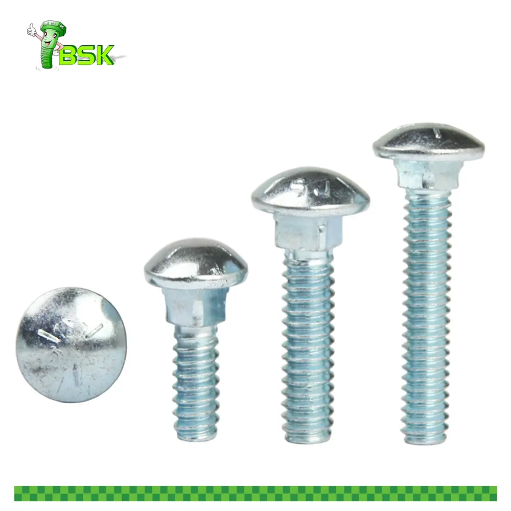 Carriage Screw  DIN 603 M5~M24 carriage bolt 3/8 x 8" inch Stainless Steel Carriage Bolt And Nut Cap Head Square Neck Bolt