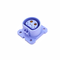 Connecteur d'échange de batterie pour vélo électrique M28, courant 30-50A, 2+6 broches avec bouton-poussoir de verrouillage pour la charge de batteries de véhicules électriques, AGV, iRobot, scooters