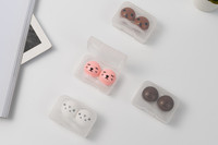 Kit de voyage pour lentilles de contact de dessin animé boîte de lentilles de contact cosmétiques en gros étui à lentilles de contact coloré pour les yeux