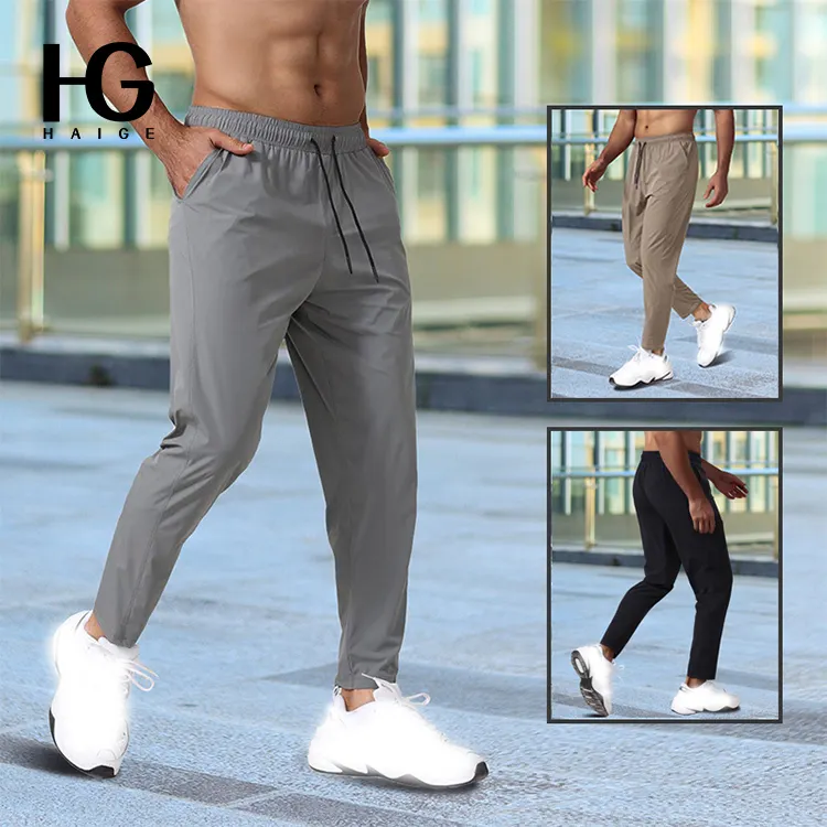 Calça esportiva respirável masculina, para treinamento fitness, corrida, basquete, tênis, academias, calças elásticas para homens