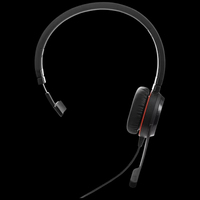 Casque filaire supra-auriculaire Logitech H570e, écouteurs mono, microphone antibruit, commandes intégrées USB, bouton de sourdine, indicateur LED