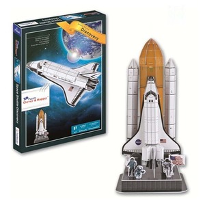 Jouet artisanal pour enfants, pièces, Puzzle 3D, <span class=keywords><strong>navette</strong></span> spatiale, cadeau, recherche pour enfants - Product Image 3