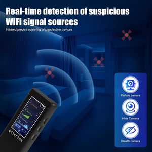 Security Protection Wireless <strong>Hidden</strong> Camera Detector GPS Tracker RF Signal Scanner WAV Listening Devices Finder for Travel Car - Product Image 4
