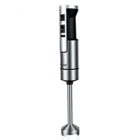 Mixeur plongeant à vitesse variable RAF R.3113 400W, 4 lames, 28000 tr/min, lames plaquées cuivre, joint métallique pour la préparation et le mixage en cuisine domestique