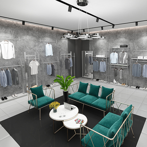 Giá Treo Quần Áo Hiện Đại, Giá Treo Quần Áo Gắn Tường, Được Chải Bằng Ống - Product Image 4