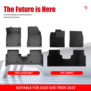 Tapis de coffre arrière antidérapant de haute qualité TPE tapis de coffre 3D pour <span class=keywords><strong>Audi</strong></span> <span class=keywords><strong>Q4</strong></span> <span class=keywords><strong>e</strong></span>-<span class=keywords><strong>tron</strong></span> 2023 - Product Image 2