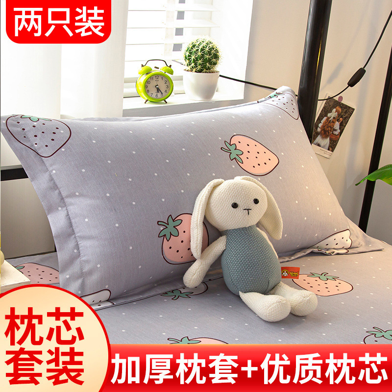 Strawberry Sundae [2 pillow inserts, 2 pillowcases]