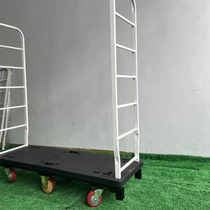 Conteneurs de style japonais pour le déplacement du bois de chauffage Chariot à plate-forme de camion à main lourd Chariot à bateau en U - Product Image 3