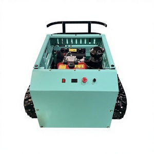 Diesel <b>Remote</b> <b>Control</b> Crawler Lawn Mower 800mm Cutting Width for Orchard Farm Hillside Grass Cutting - Product Image 1
