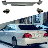 Pour Toyota Crown 2005-2009, lèvre arrière modifiée de spécification japonaise Mona Lisa, pare-chocs arrière 12e génération, sorties d'échappement quadruples