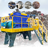 Machine de broyage pour tôles d'acier colorées, métaux de rebut, fûts, coques de véhicules, câbles en cuivre