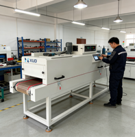 Horno de Túnel con Control Digital Inteligente, Cinta Transportadora y Circulación de Aire Caliente 200 ° Uso Industrial C