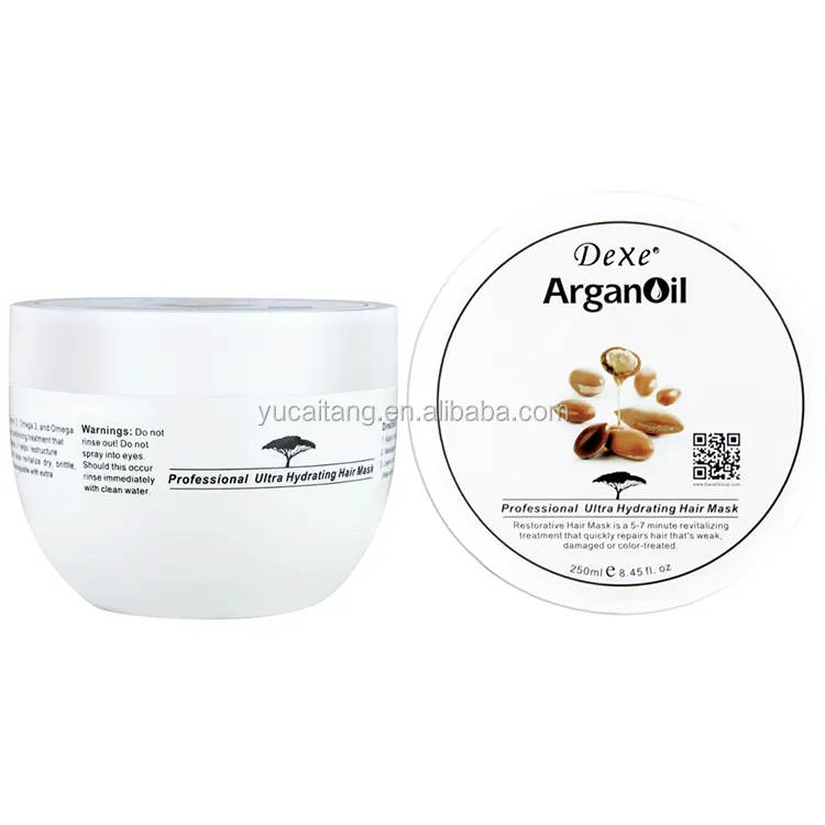 Dexe Keratin Perawatan Rambut Organik Argan Oil Shampoo/Conditioner/Masker