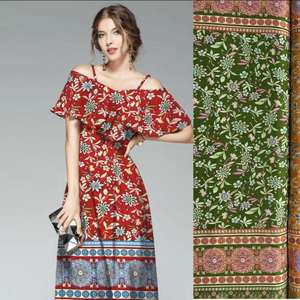 ビスコースレーヨン45s生地95gsm 100% レディースシャツ & スカート用プリント - Product Image 6