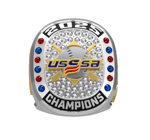 Anillo de Campeonato de Béisbol Juvenil USSSA Personalizado, Anillo de Campeón Deportivo Personalizado para Hombres y Niños, Premio para Ganadores de Torneos - Product Image 2