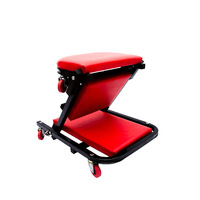 Chaise de réparation pliante 2-en-1/3-en-1 en forme de Z, 36 pouces, en cuir PU, best-seller transfrontalier pour atelier de réparation automobile