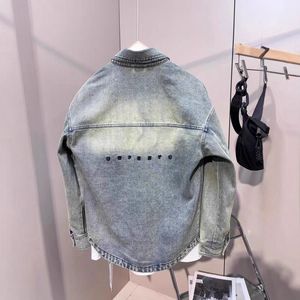 Chaqueta vaquera vintage <span class=keywords><strong>americana</strong></span> para hombre, corte holgado, primavera-otoño, sensación de alta gama, marca Ya Shuai Chao, lavada, bordada, con solapa estilo vintage. - Product Image 2