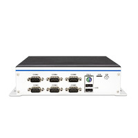 Mini Pc Industrial sin ventilador Red dual Seis puertos serie Win11/10 Linux 8 * USB Rs485/232 I7 4500u I5 4200u Computadora portátil