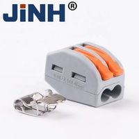 JINH Universelle Elektrische Federklemmen Schnellverbinder Hebelkabelverbinder für Lichtleisten