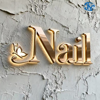 Letrero de Letras Acrílicas Cortadas a Láser para Ferias Comerciales, Logotipo de Empresa, Anuncio de Negocio, Letras Iluminadas con LED, Señal Luminosa 3D