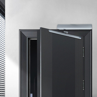 Ouvre-porte automatique à battant Turtech SW90, design moderne intelligent, montage au sol, ouvre-porte à battant sans fil pour BUREAU ET MAISON