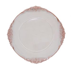 Assiettes de présentation en plastique pour décoration de mariage moderne - Plats de service décoratifs élégants pour événements - Product Image 2