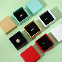 Boîte en papier pour collier personnalisé-Emballage cadeau écologique pour bijoux pour le rangement des colliers Couvercle ciel et terre Type de boîte