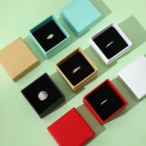 Caja de papel para collar personalizada, embalaje de regalo de joyería ecológico para almacenamiento de collares, tipo caja con tapa <span class=keywords><strong>Heaven</strong></span> and Earth - Product Image 2