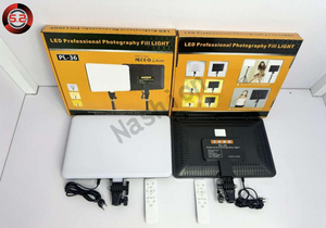 Luz LED de Relleno para Estudio Fotográfico y Video, Panel Cuadrado Inteligente con Control Remoto, Tres Colores, Regulable, 110v 220v, PL-26 - Product Image 6