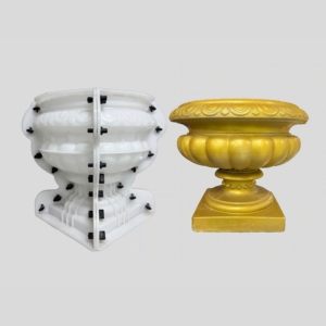 Đúc sẵn vòng bê tông hoa nồi khuôn, nhựa xi măng Châu Âu-phong cách vườn mô hình trang trí, Roman cột trang trí - Product Image 1