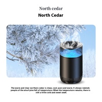 Diffuseur d'arômes intelligent pour voiture avec 4 lumières d'ambiance colorées, parfum naturel, vaporisateur intelligent
