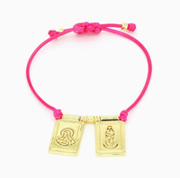 Bracelet de prière catholique fait main Saint Benoît San Benito Croix Vierge Médaille Cadeau religieux