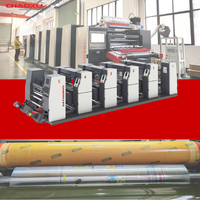 Machine d'impression flexographique en ligne pour gobelets en papier, sacs en papier et boîtes en papier, type unité, presse flexo personnalisable