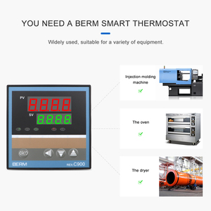REX-C900 Hiển Thị Kỹ Thuật Số Thông Minh Tự Động Điều Chỉnh Nhiệt <span class=keywords><strong>PID</strong></span> Điều Khiển Nhiệt Độ Lò Nhiệt - Product Image 5