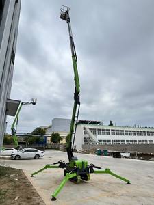 Penumbuh mandiri terlacak Spider Boom Lift untuk konstruksi teleskopik Cherry pemetik Lift dengan fitur laba-laba - Product Image 5